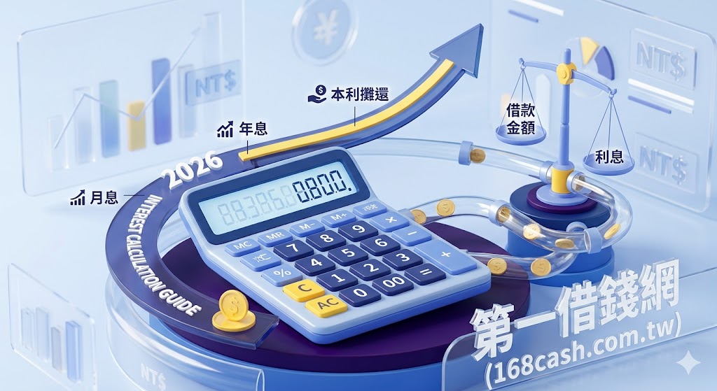 2026借錢利息試算指南：月息、年息與本利攤還試算教學 - 第一借錢網